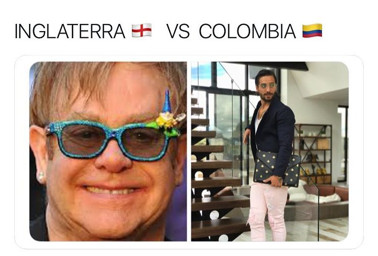 Memes Colombia vs Inglaterra
