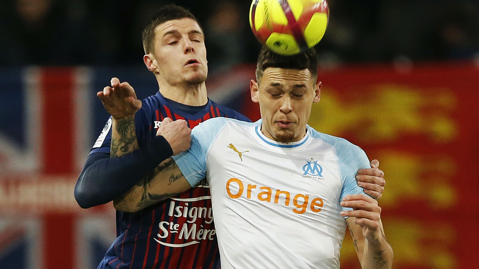 Lucas Ocampos Frederic Guilbert Caen Marseille Ligue 1 20012019