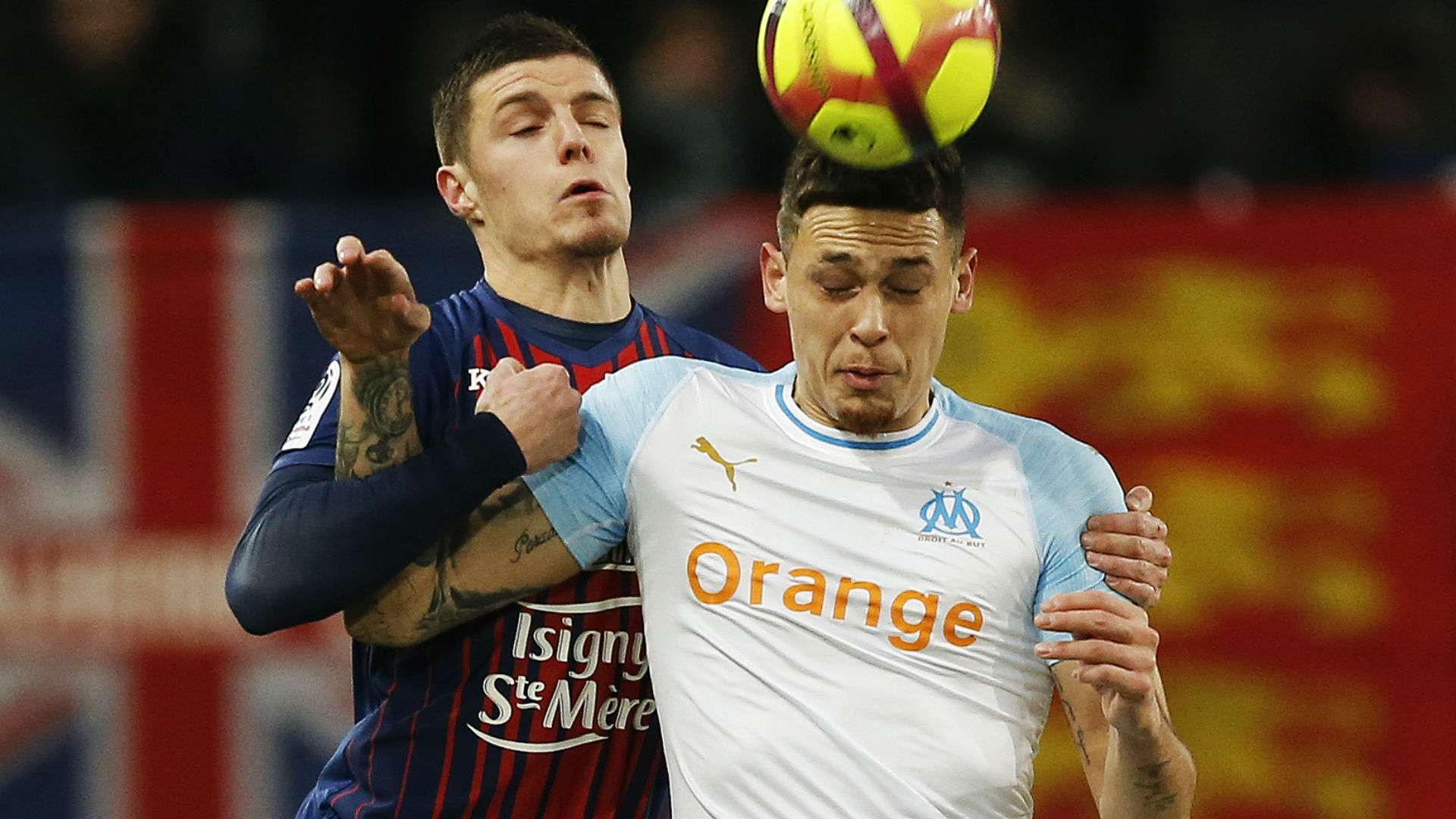 Lucas Ocampos Frederic Guilbert Caen Marseille Ligue 1 20012019
