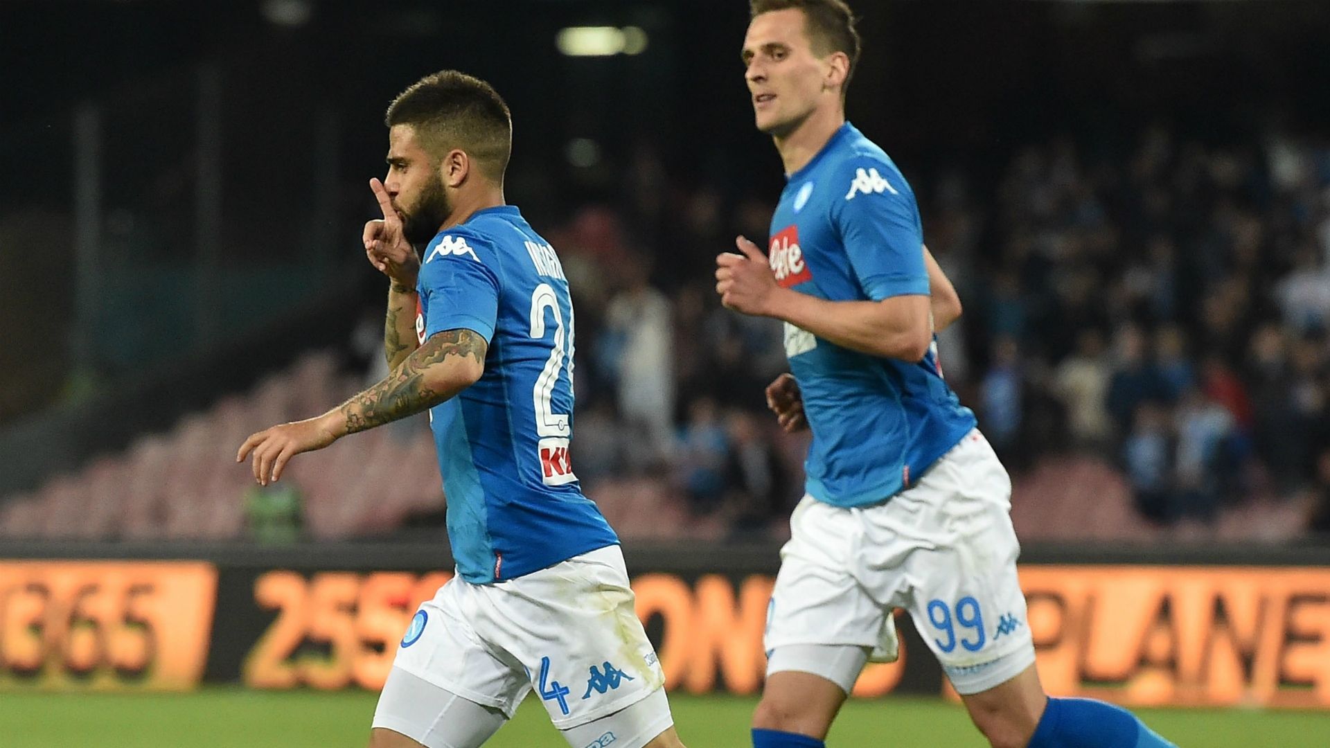 Insigne Napoli Udinese Serie A