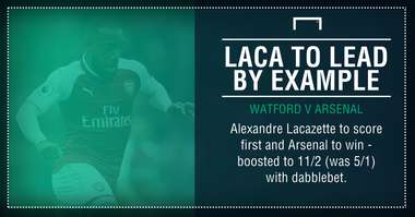 Watford Arsenal Lacazette graphic
