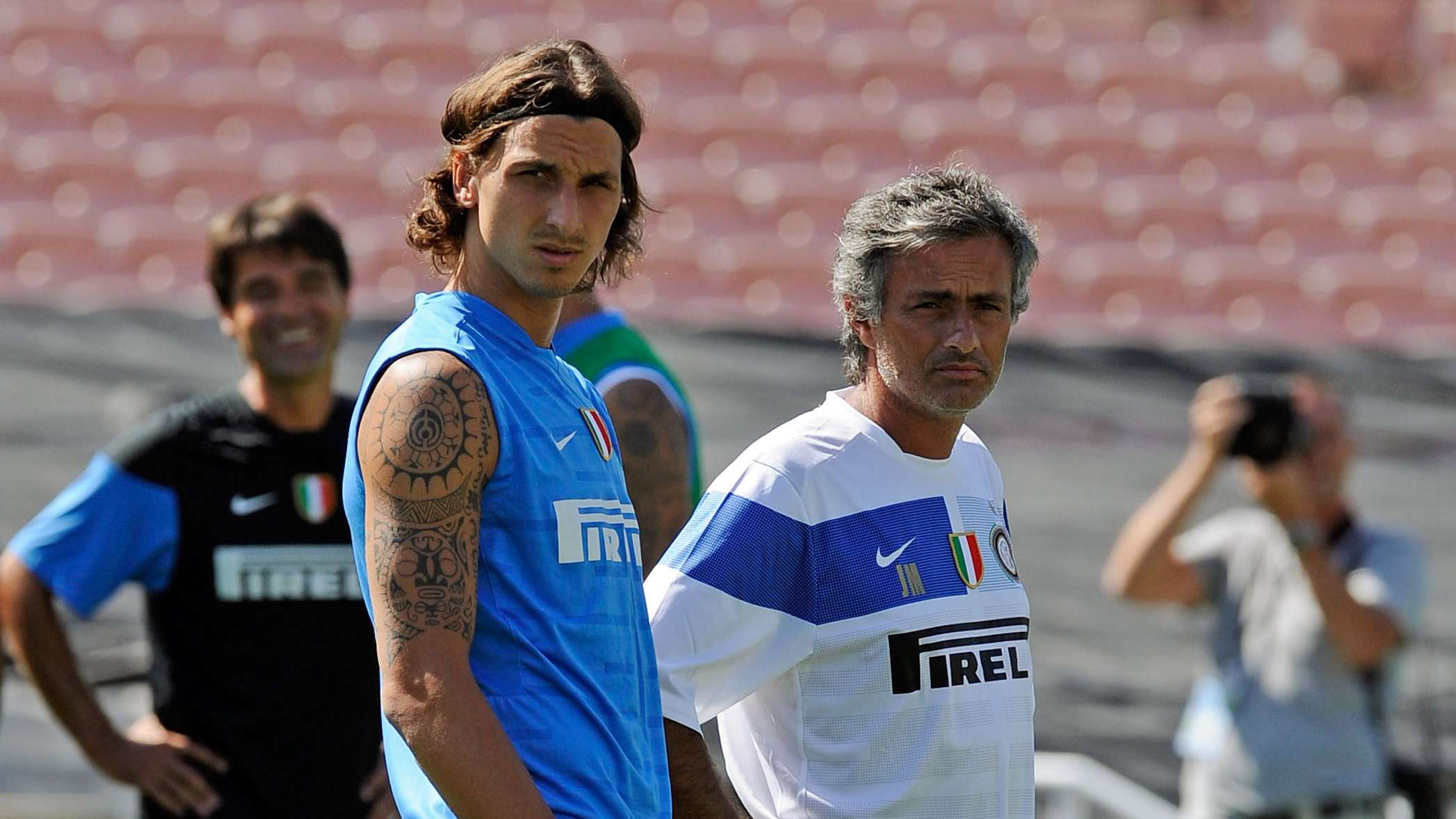 Zlatan Ibrahimovic Jose Mourinho Inter Milan 2009
