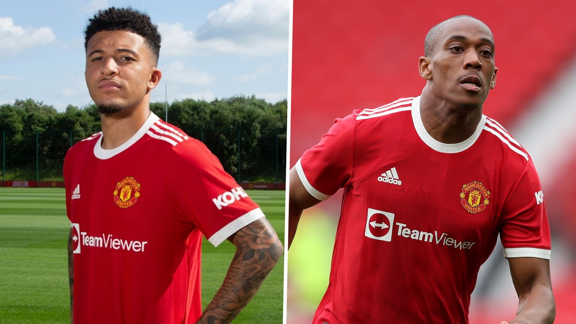 Jadon Sancho Anthony Martial Man Utd GFX