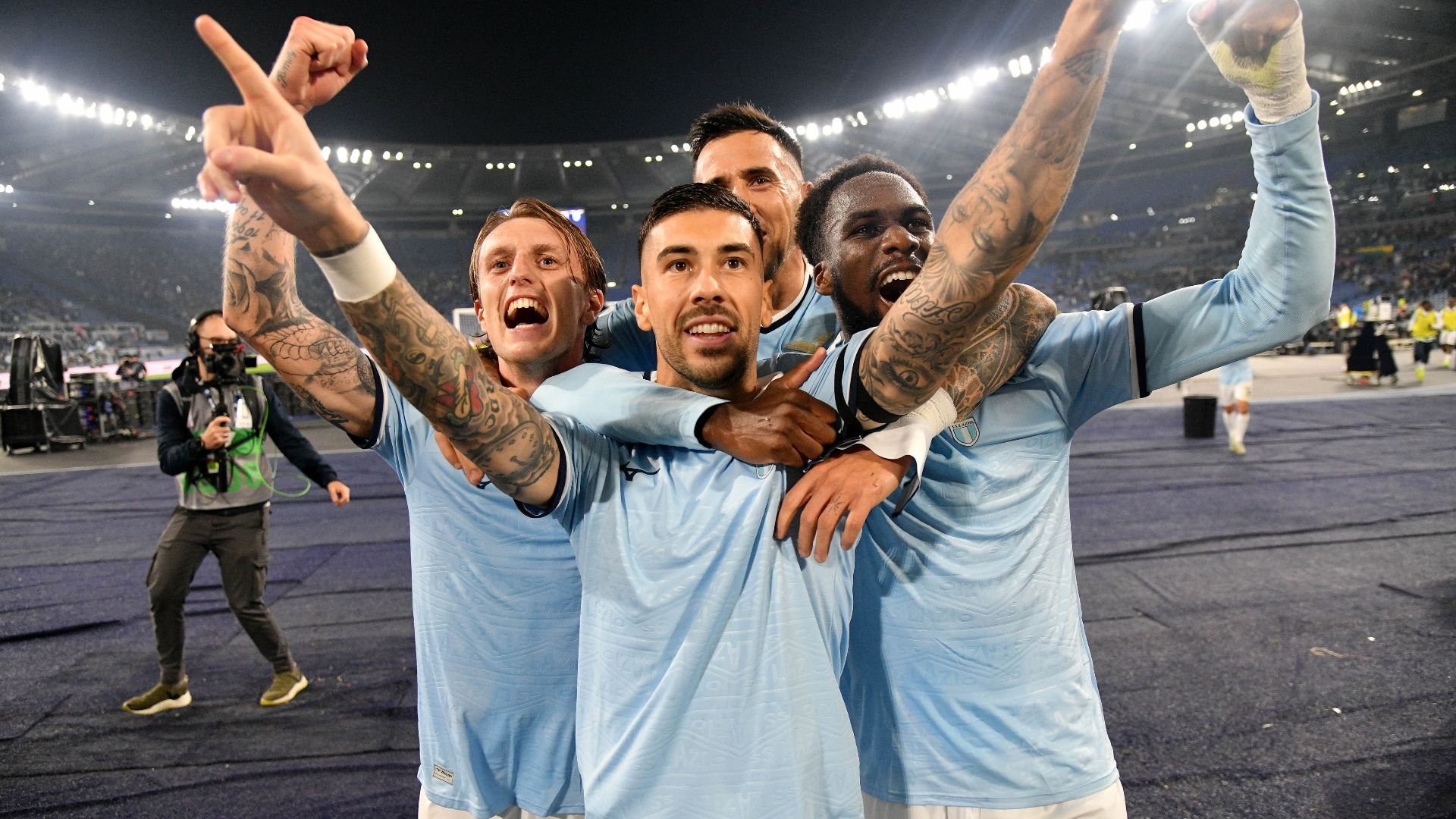 Lazio esultanza 2024