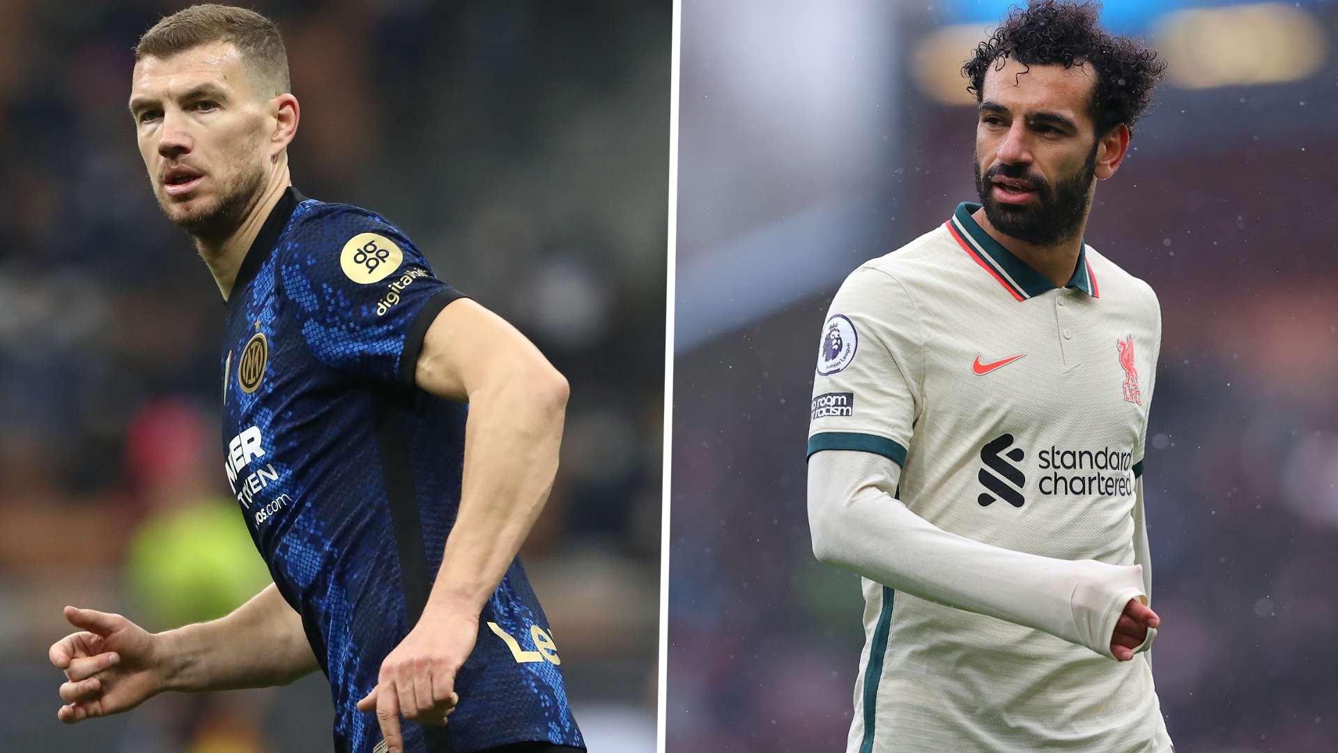 Dzeko Salah Inter Liverpool