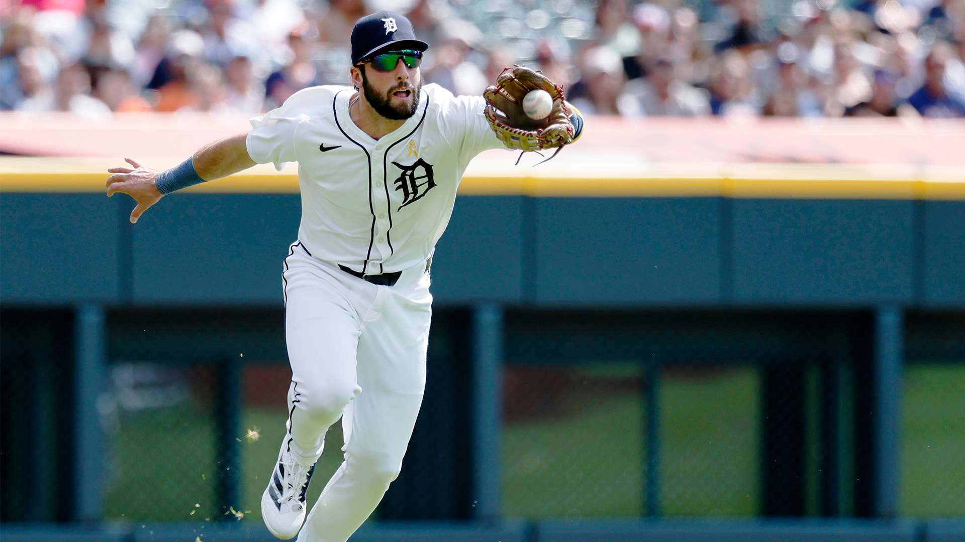 Matt Vierling #8 of the Detroit Tigers