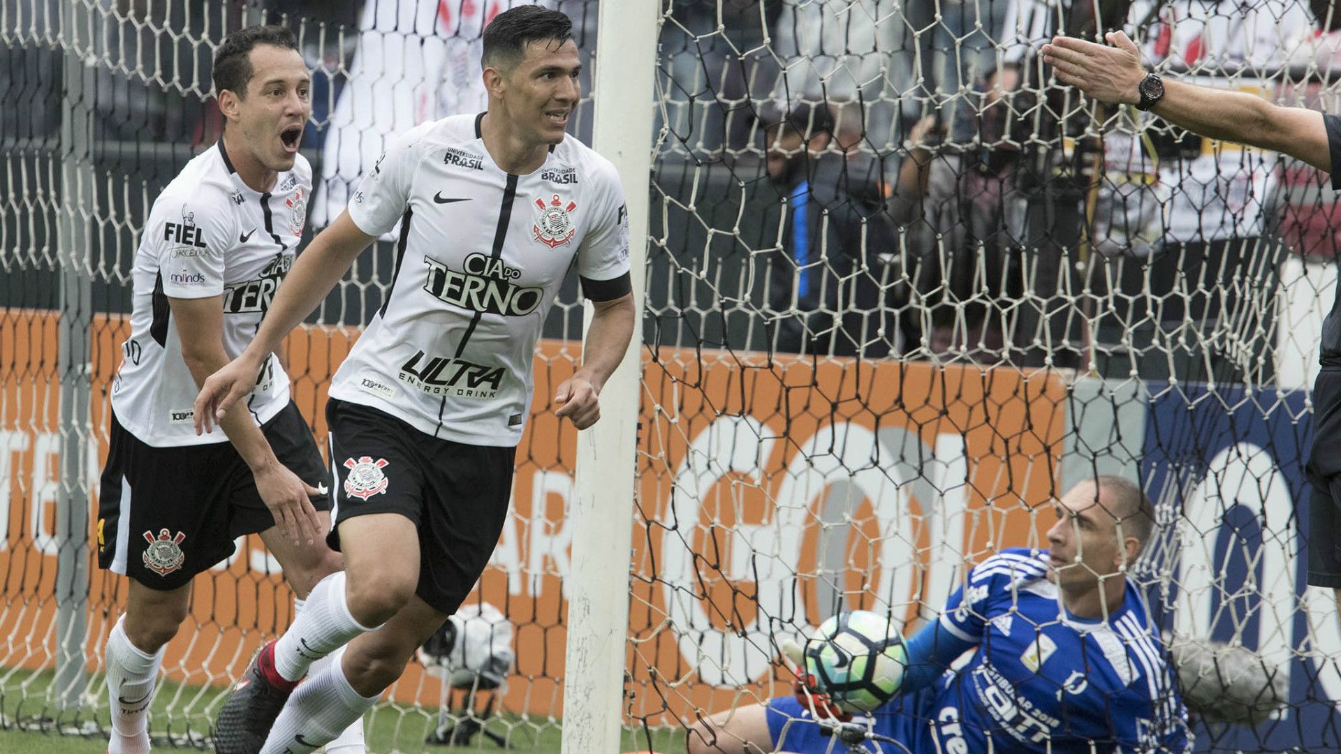 Rodriguinho, Balbuena e Prass - Corinthians x Palmeiras - 5/11/2017