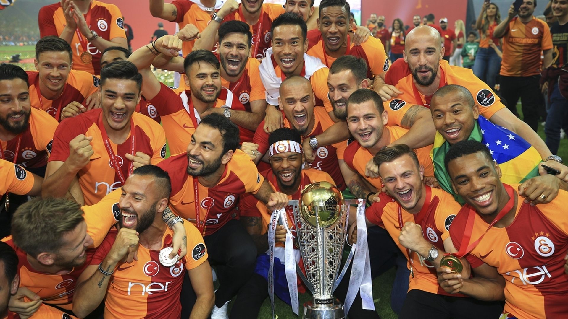 Galatasaray championship ceremony
