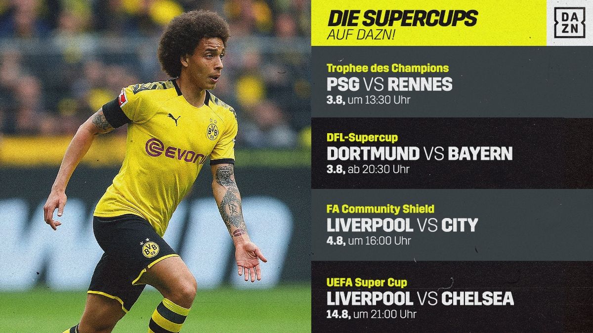 Supercup 2019 BVB FC Bayern München LIVE STREAM DAZN