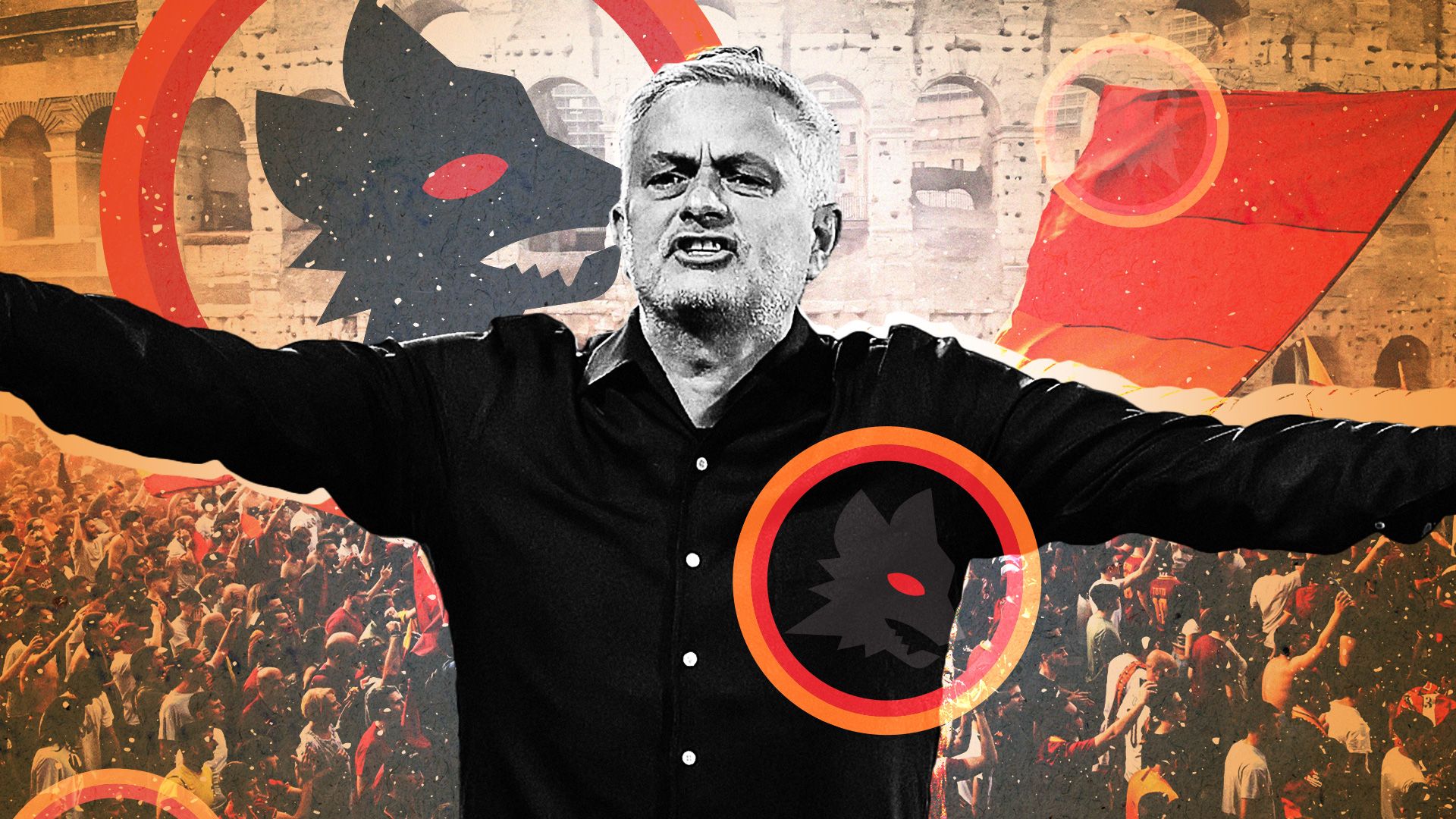 Jose Mourinho Roma GFX