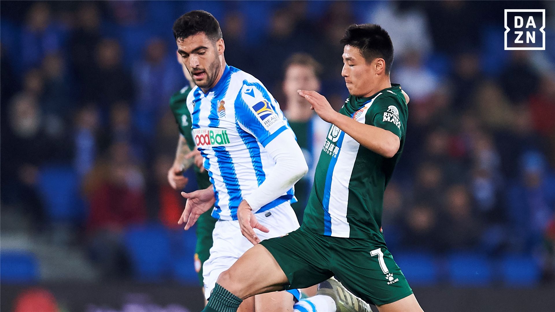 Mikel Merino Wu Lei Real Sociedad Espanyol DAZN Copa del Rey 22012020