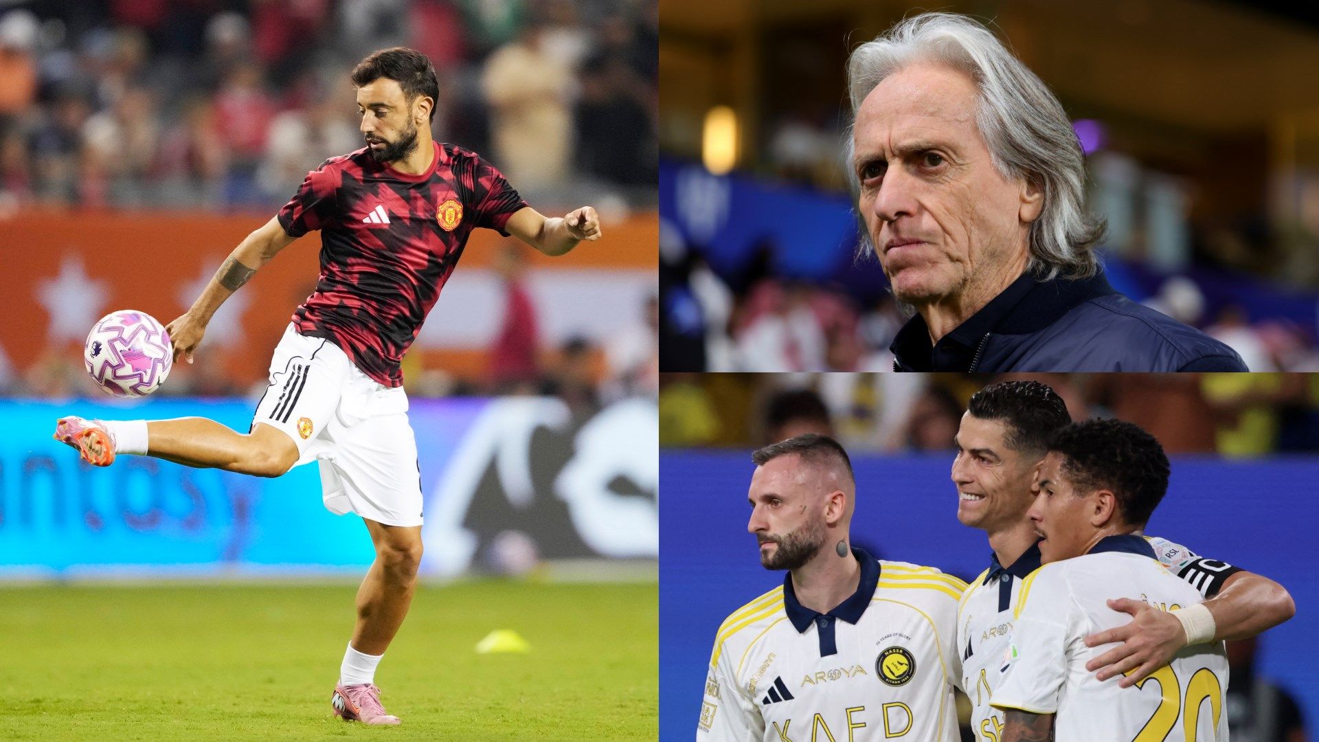 Bruno Fernandes Jorge Jesus Cristiano Ronaldo Al Nassr