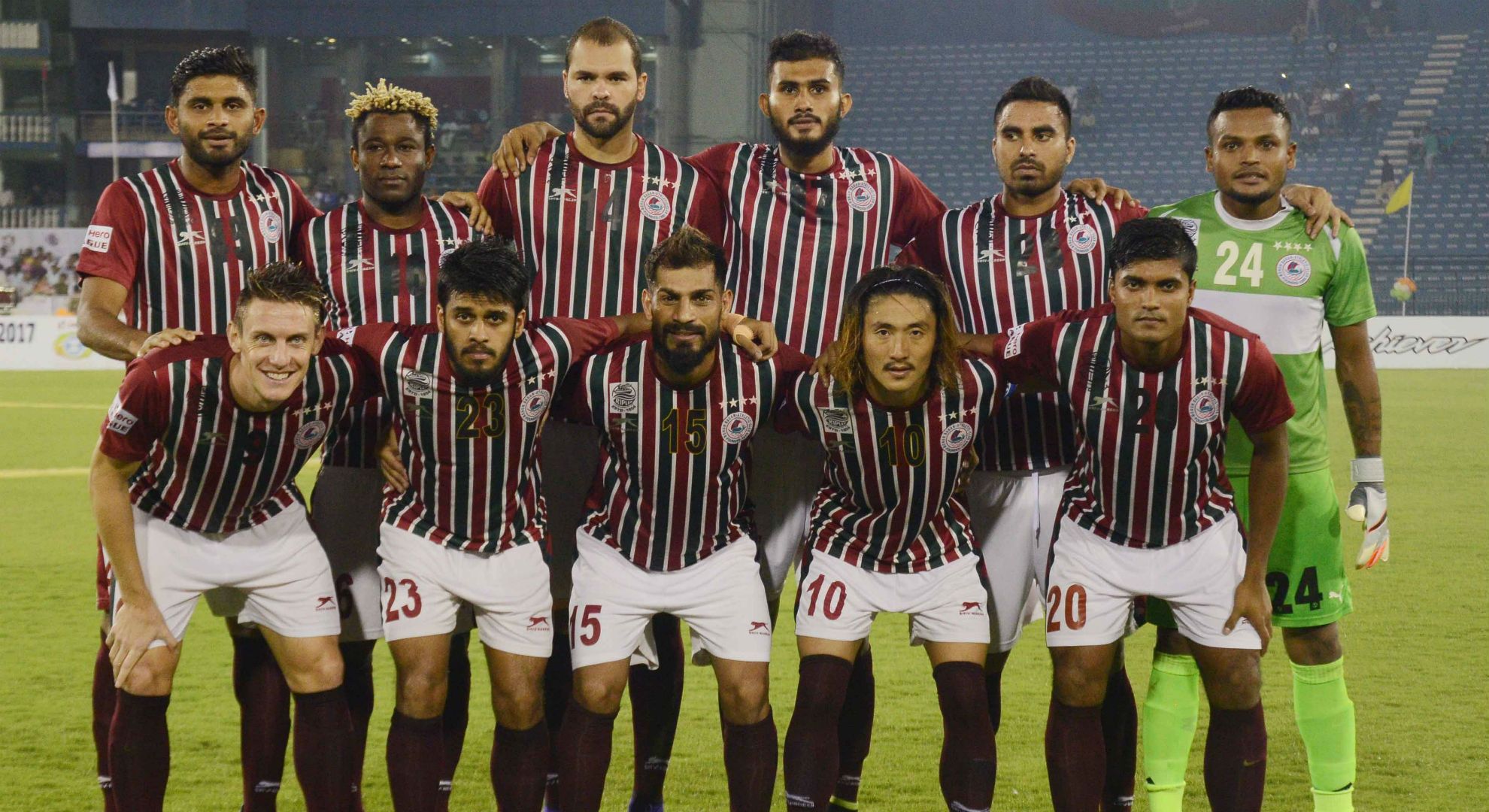 Mohun Bagan squad Federation Cup Final 2017