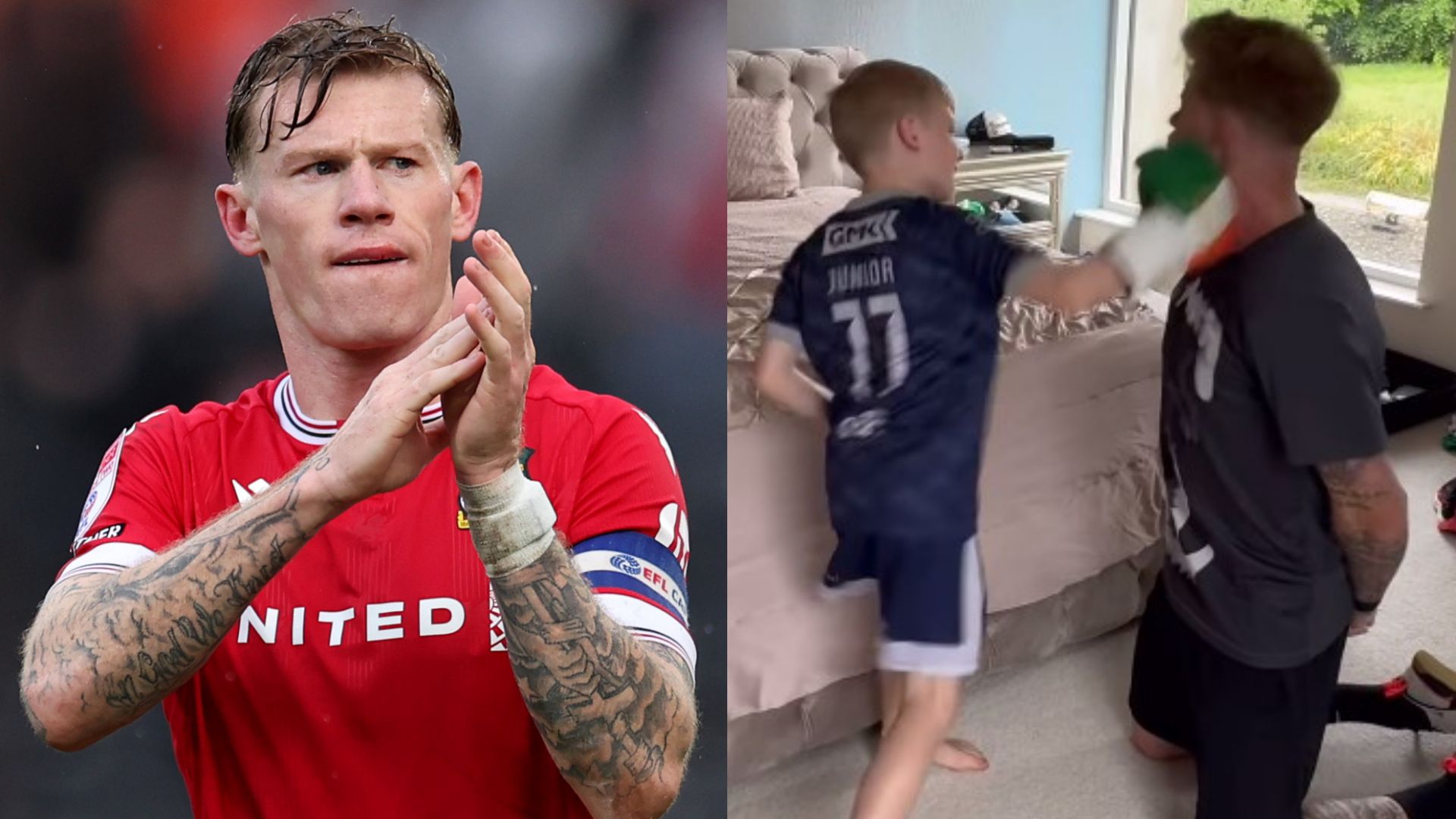James McClean punch boxing