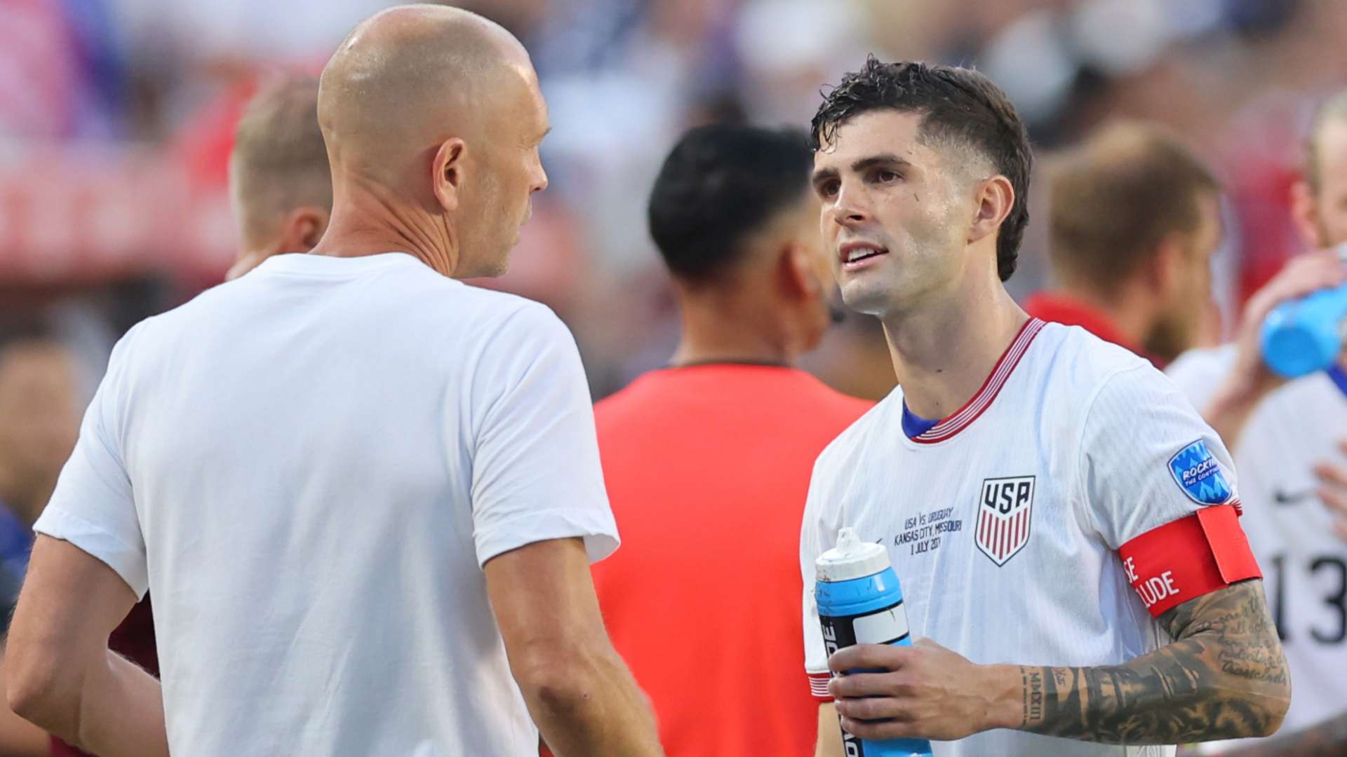 Christian Pulisic Gregg Berhalter USMNT 2024 Copa America
