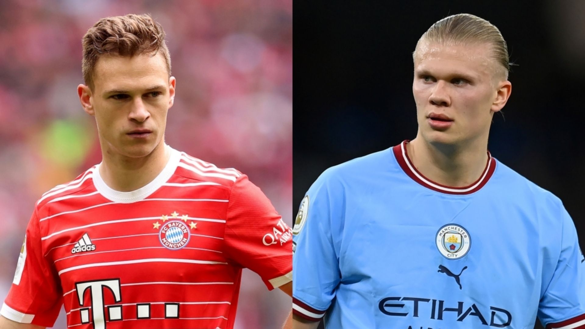 Joshua Kimmich Bayern Erling Haaland Man City 