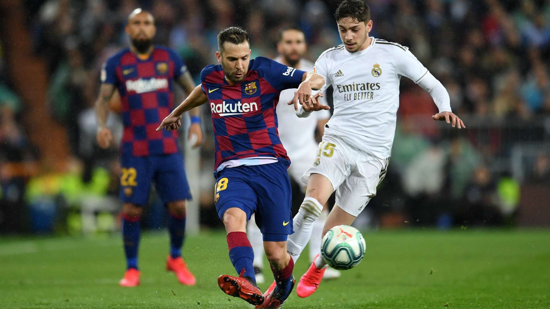 Federico Valverde Jordi Alba Real Madrid FC Barcelona LaLiga 2019-20