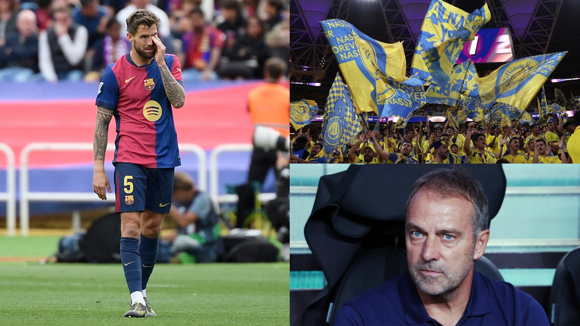 Inigo Martinez Hansi Flick Al Nassr Fans