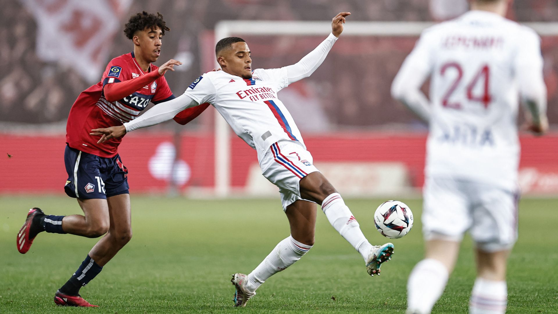 Leny Yoro Amin Sarr Lille Lyon Ligue 1 10032023