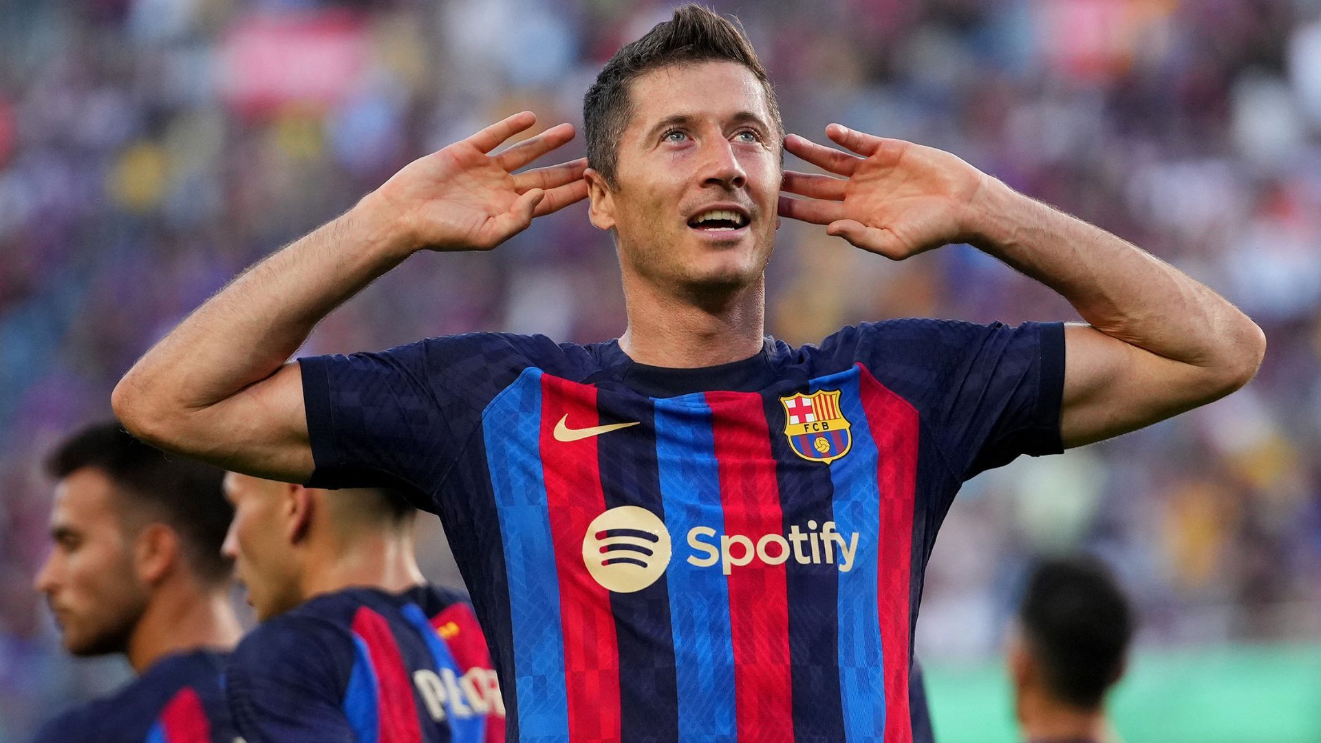 Lewandowski Barcelona Valladolid Liga 28082022