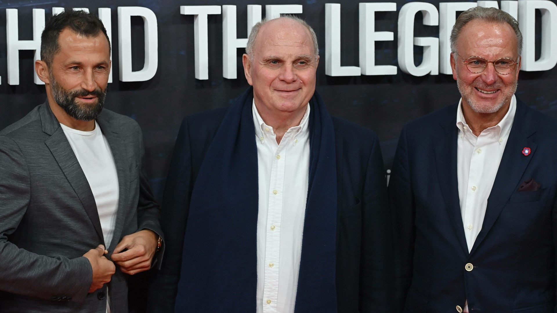 ONLY GERMANY Hasan Salihamidzic Uli Hoeness Karl Heinz Rummenigge FC Bayern 2021