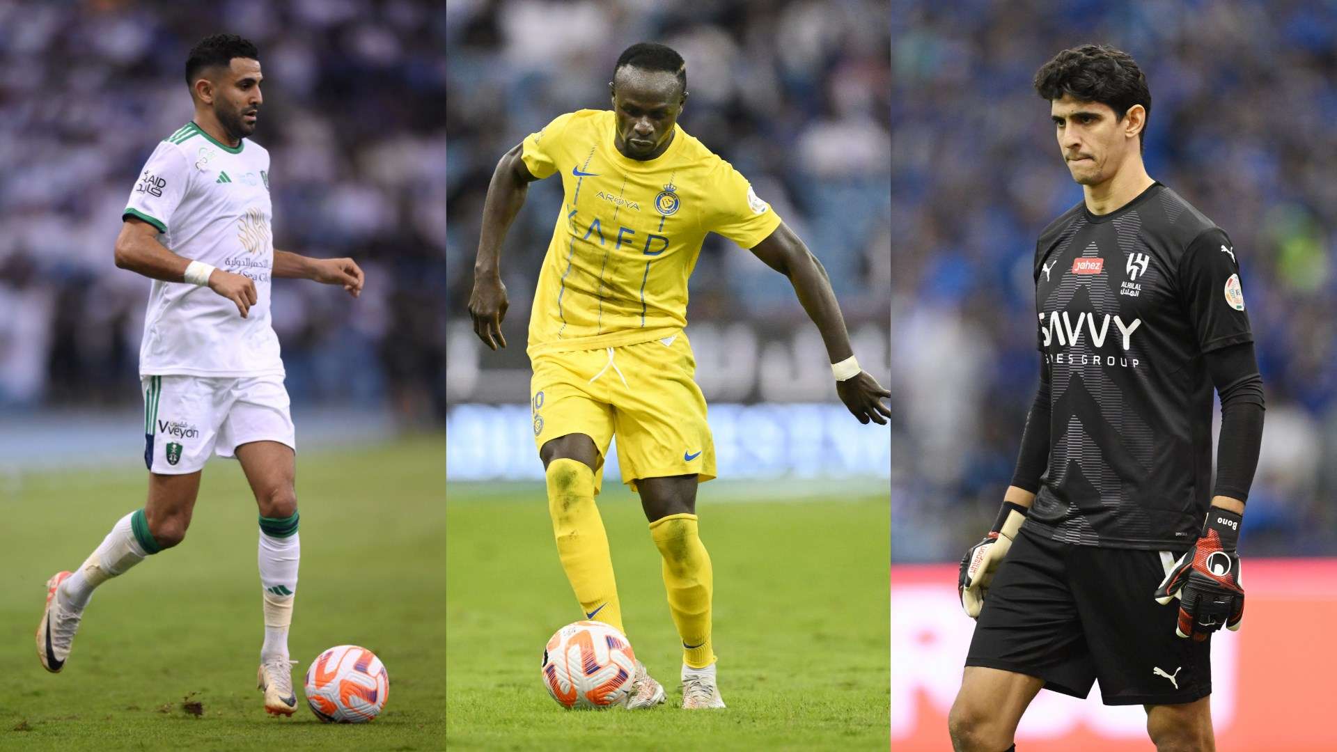 Yassine Bounou - sadio mane - riyad mahrez