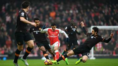 Alexis Sanchez Arsenal Hull City 11022017