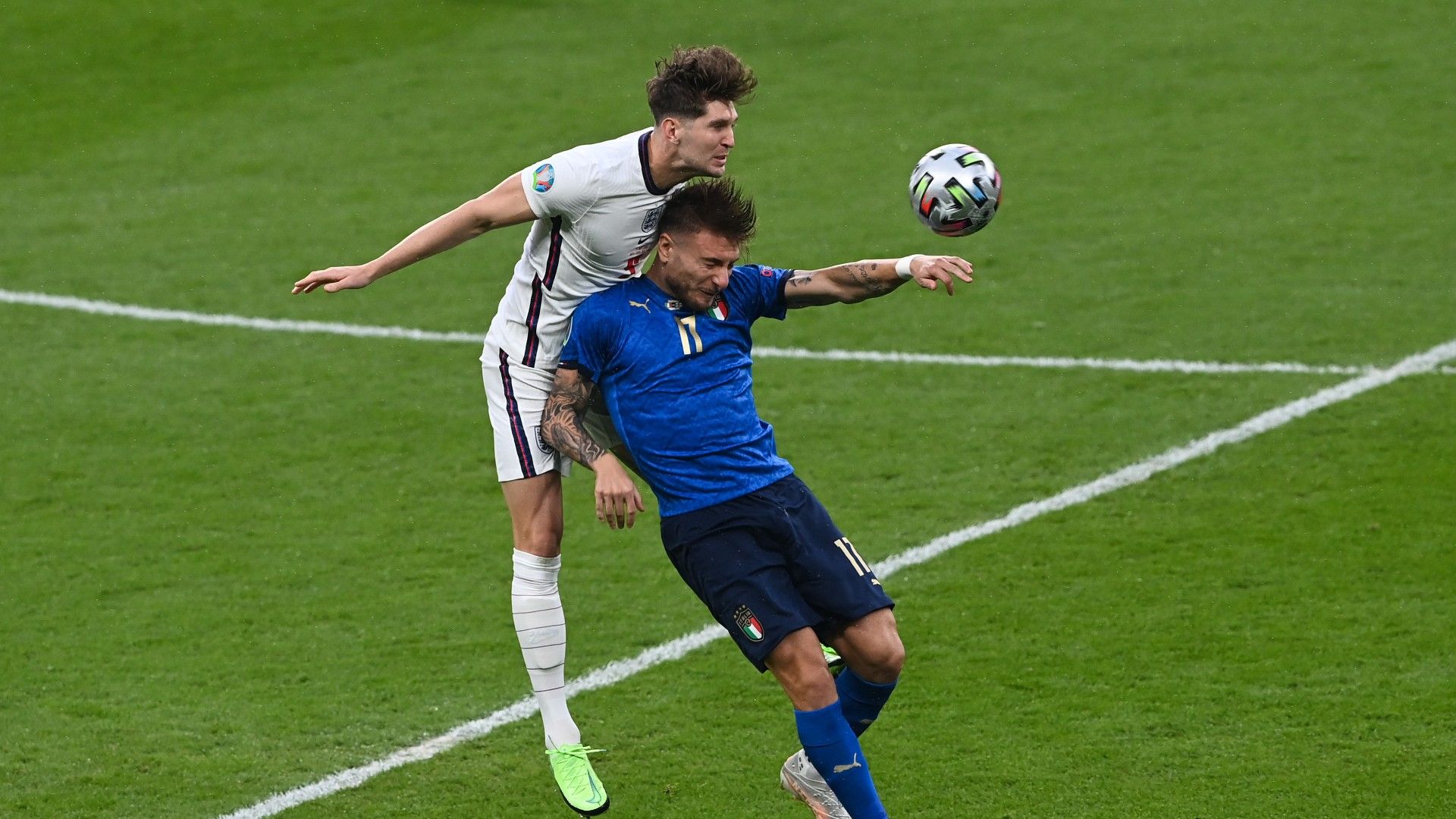 John Stones Ciro Immobile England Italy Euro 2020