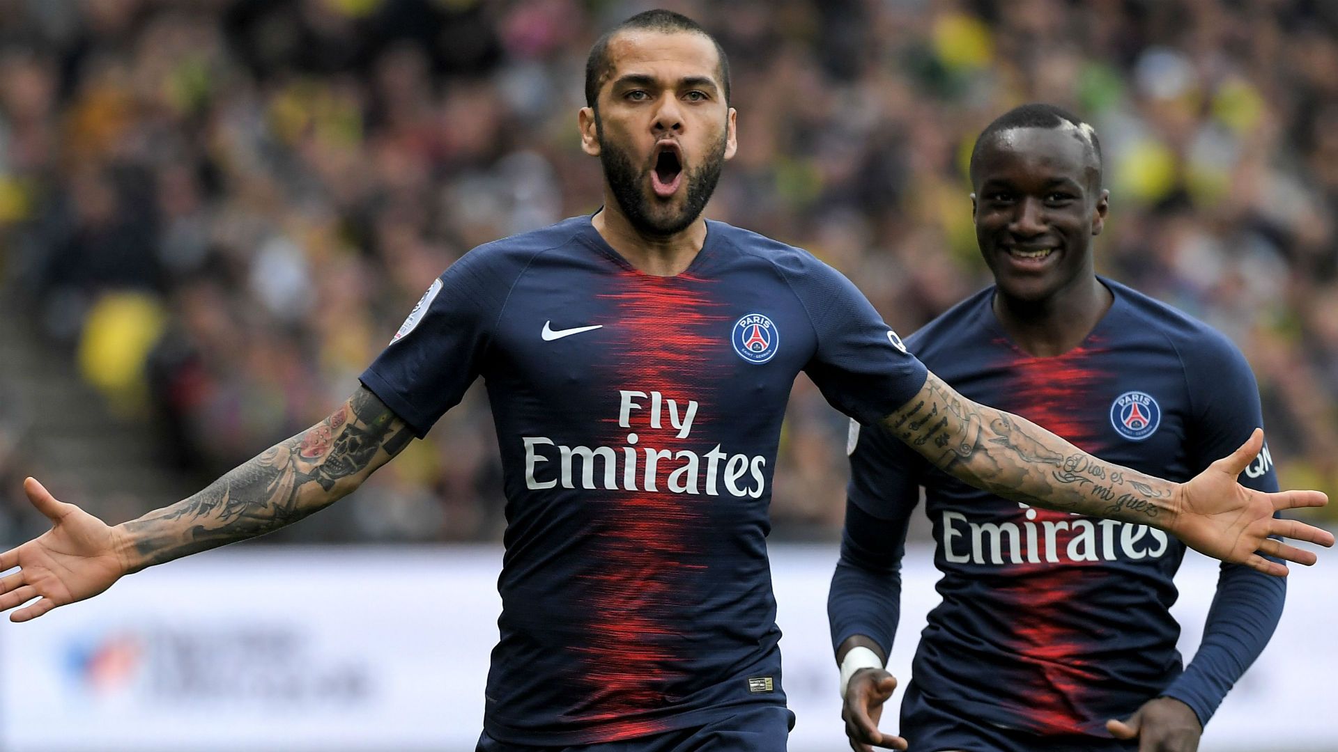 Daniel Alves Nantes PSG Ligue 1 17042019