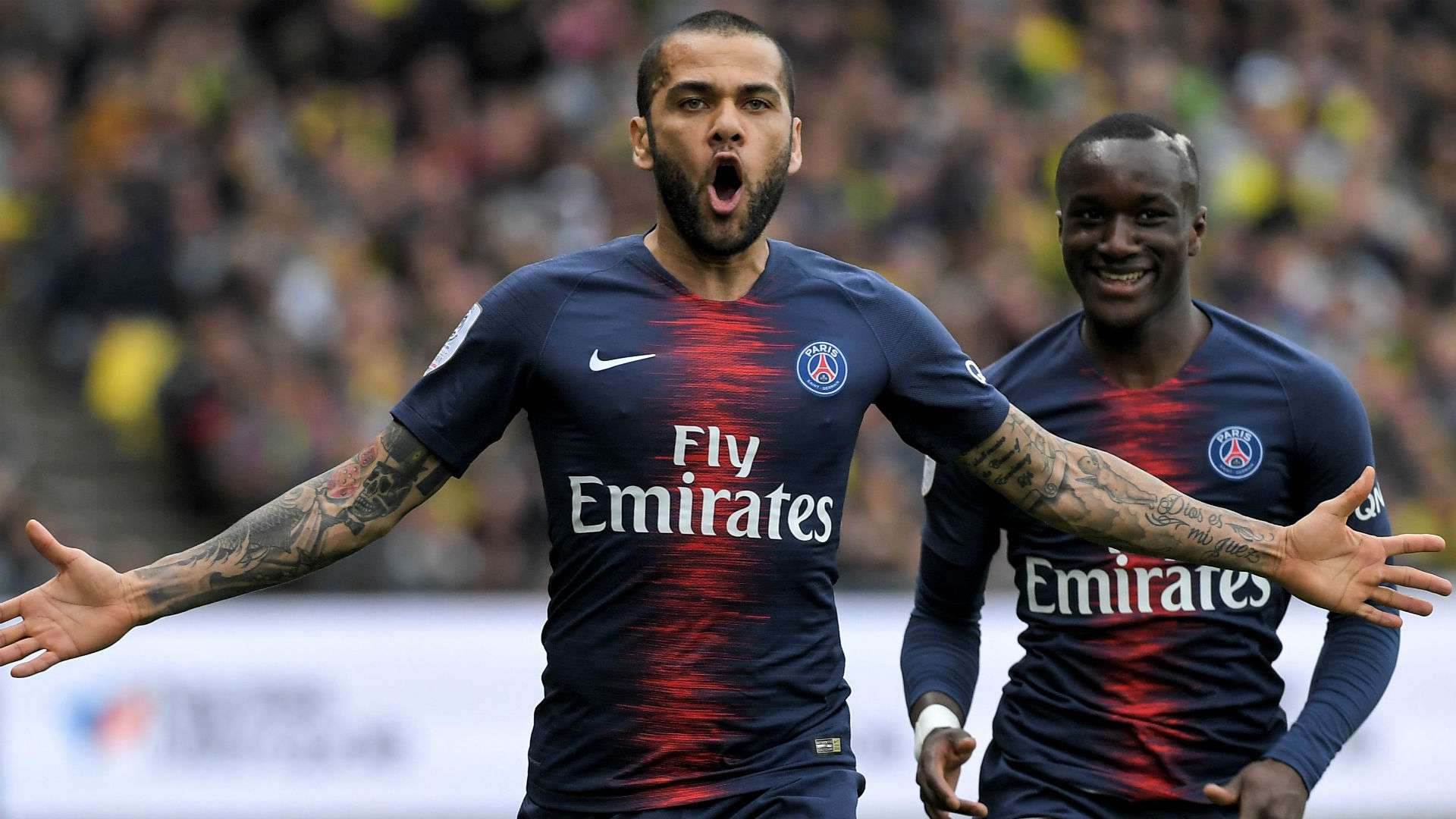 Daniel Alves Nantes PSG Ligue 1 17042019