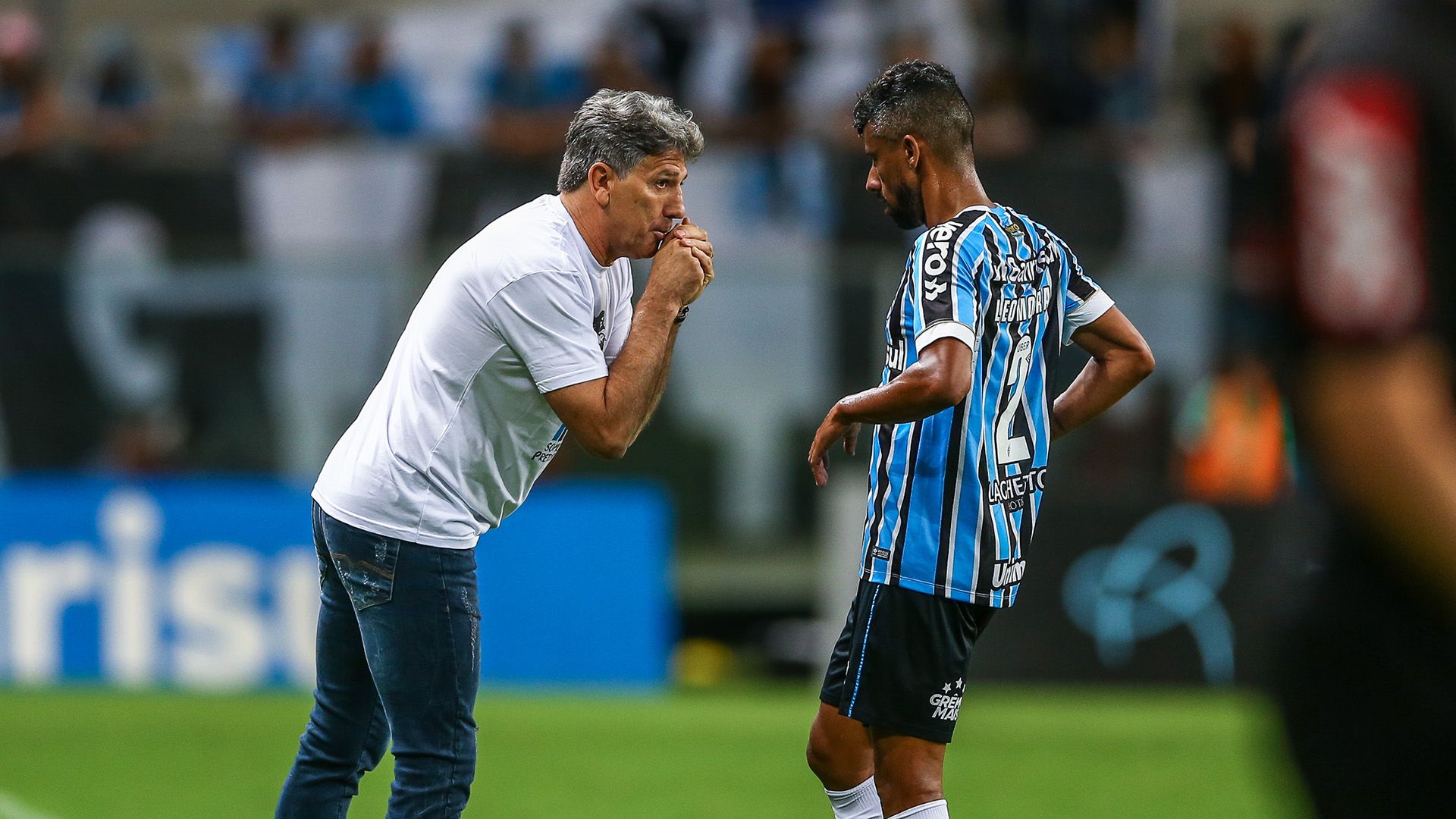 Renato Portaluppi Leo Moura Grêmio Chapecoense Brasileirão Série A 18112018
