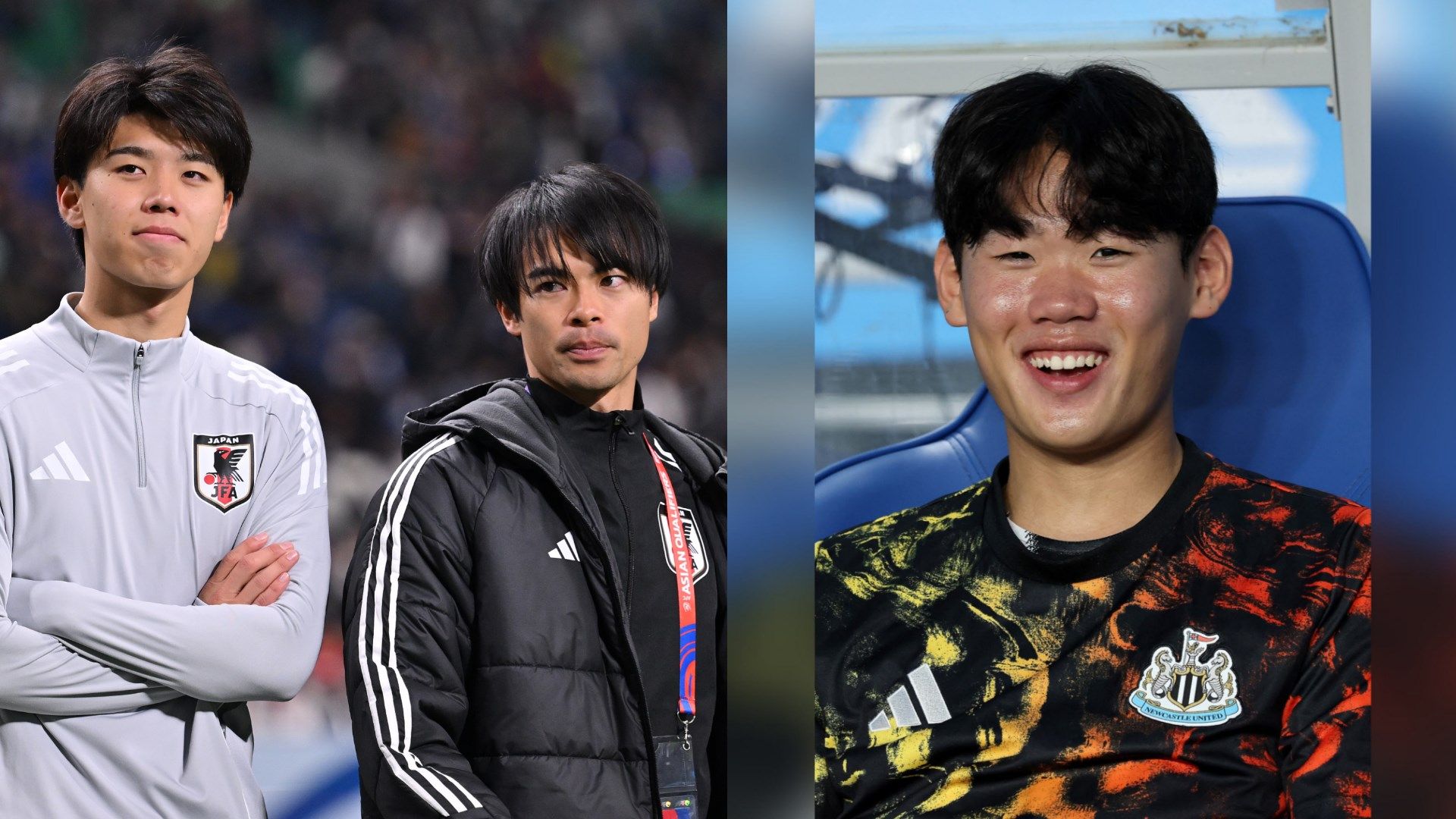 Kōta Takai, Kaoru Mitoma, Park Seung-soo