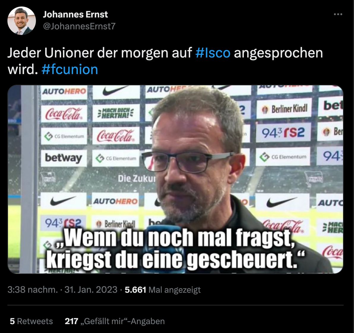 Netzreaktionen Isco 3