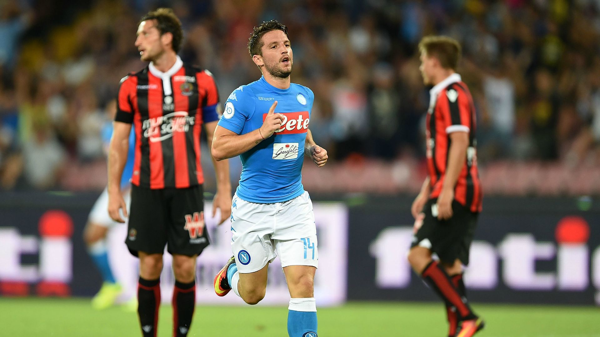 Dries Mertens Napoli Nice 01082016