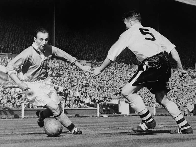Stanley Matthews Blackpool Bolton Wanderers 1953 T10