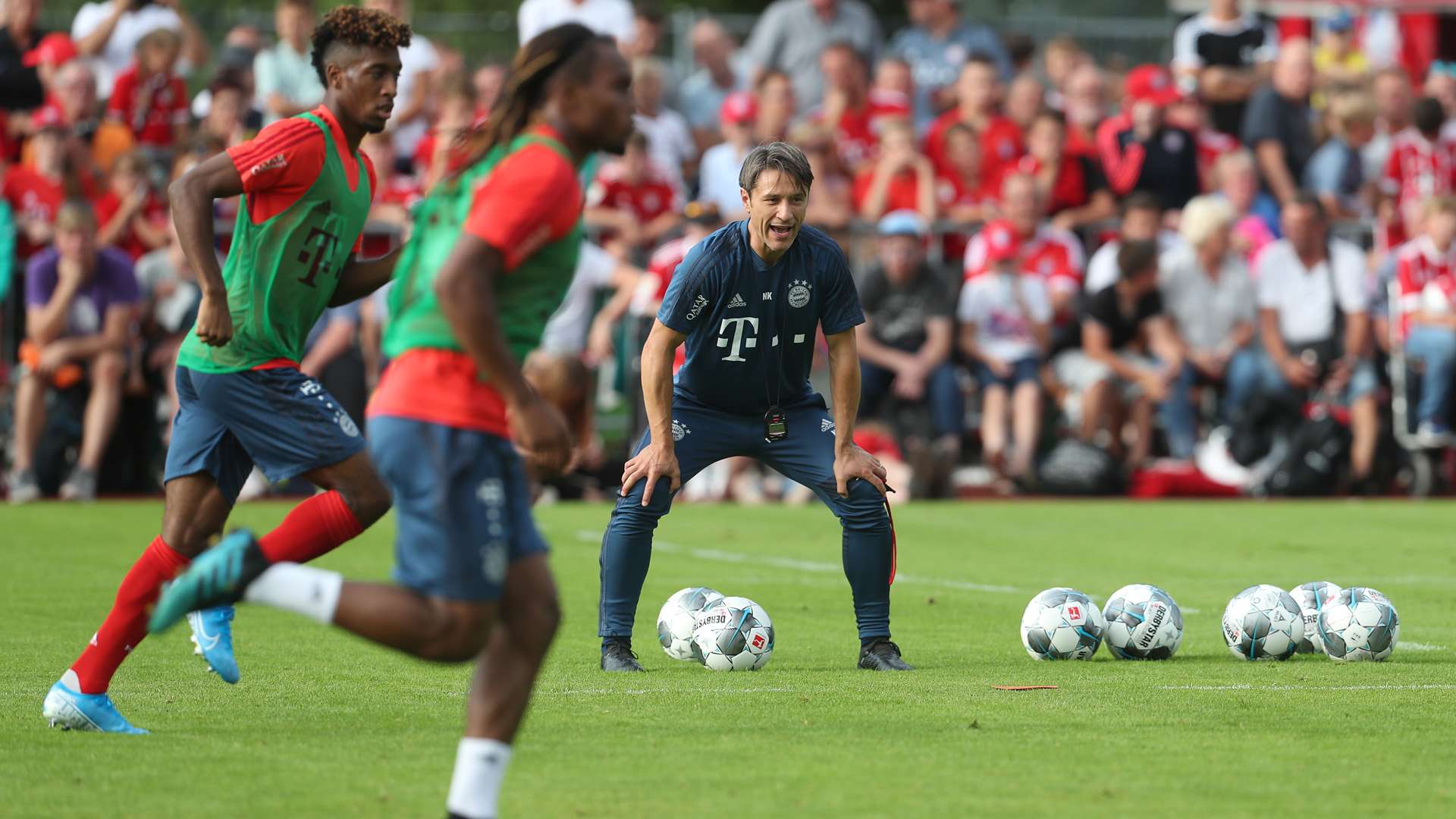 FC Bayern München training camp Coman Sanches Kovac
