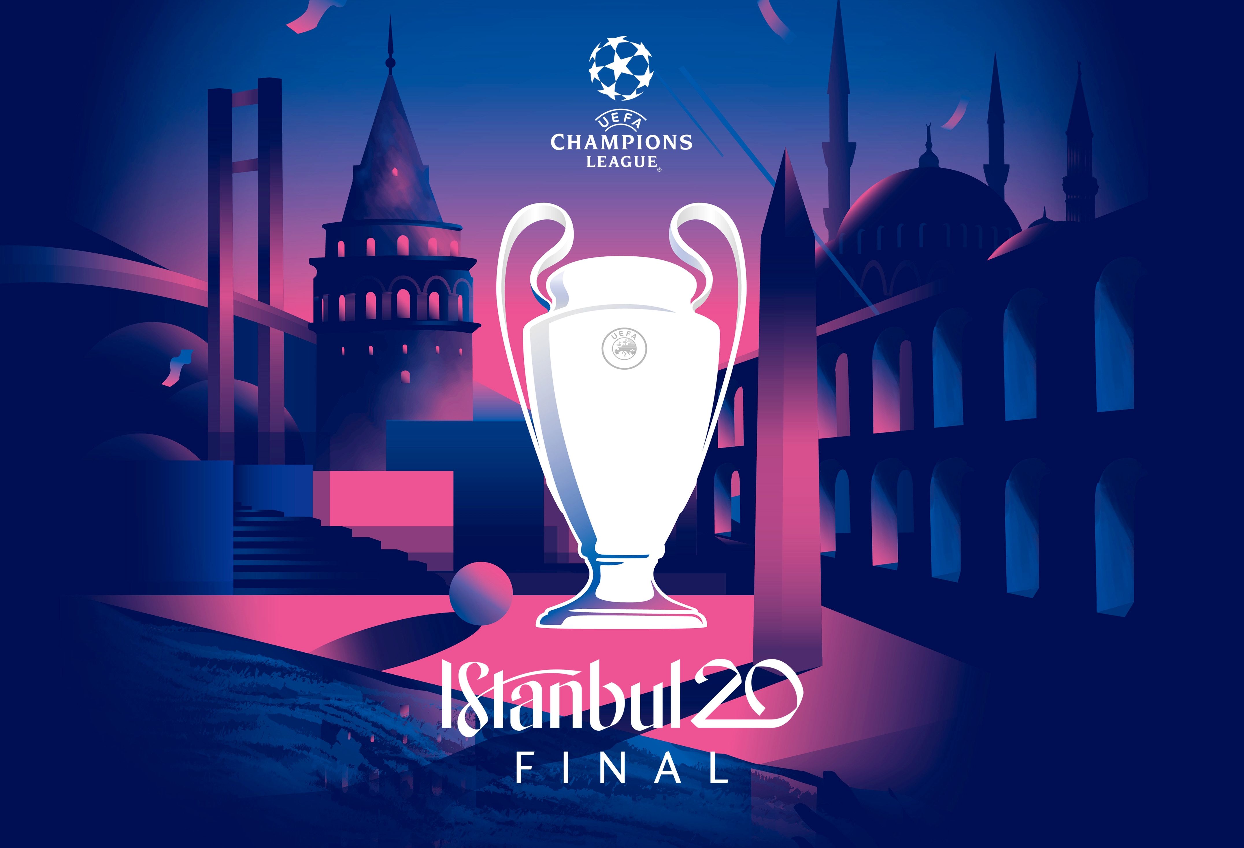 ONLY EMBED Istanbul 2020 Champions League final logo