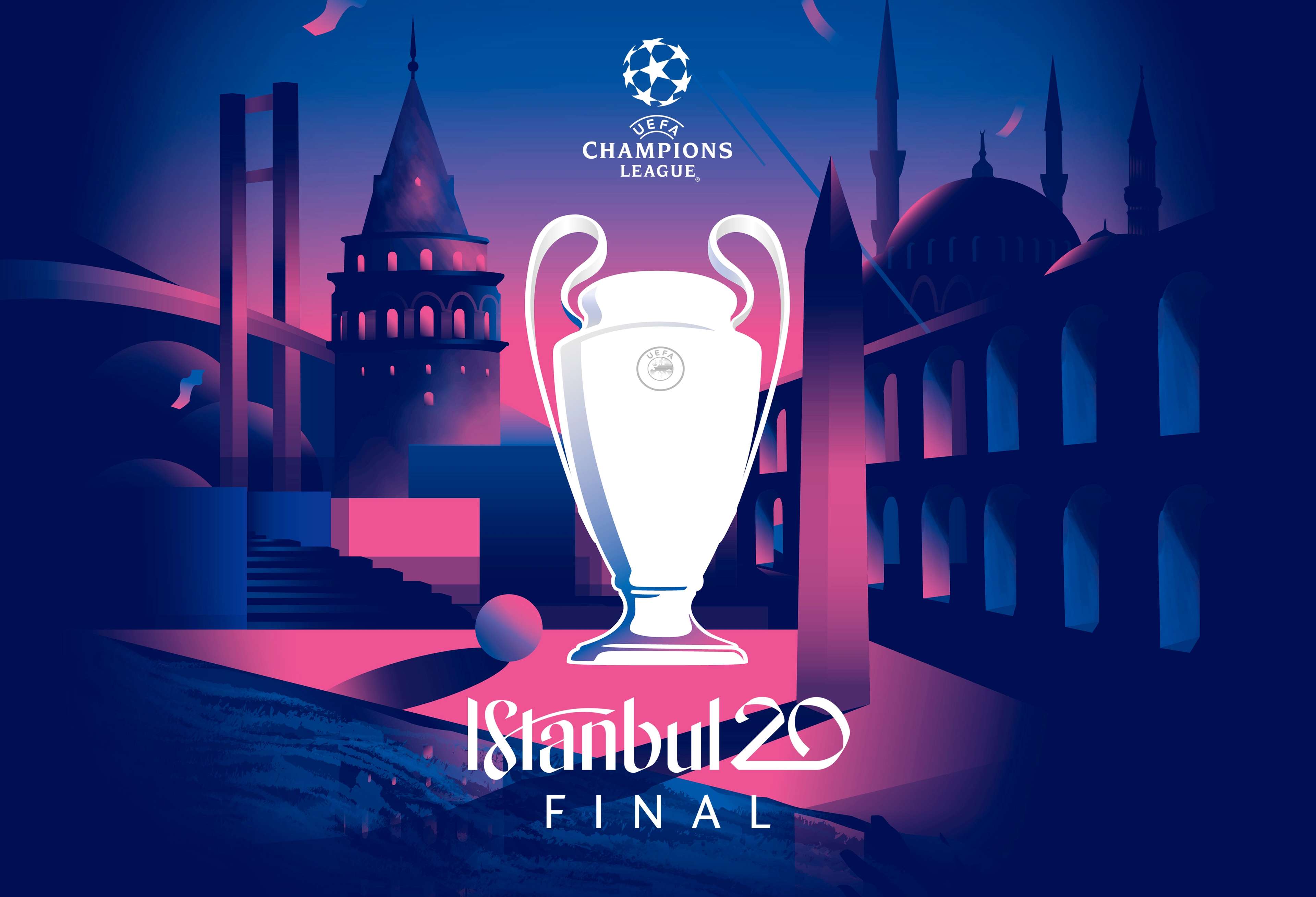 ONLY EMBED Istanbul 2020 Champions League final logo