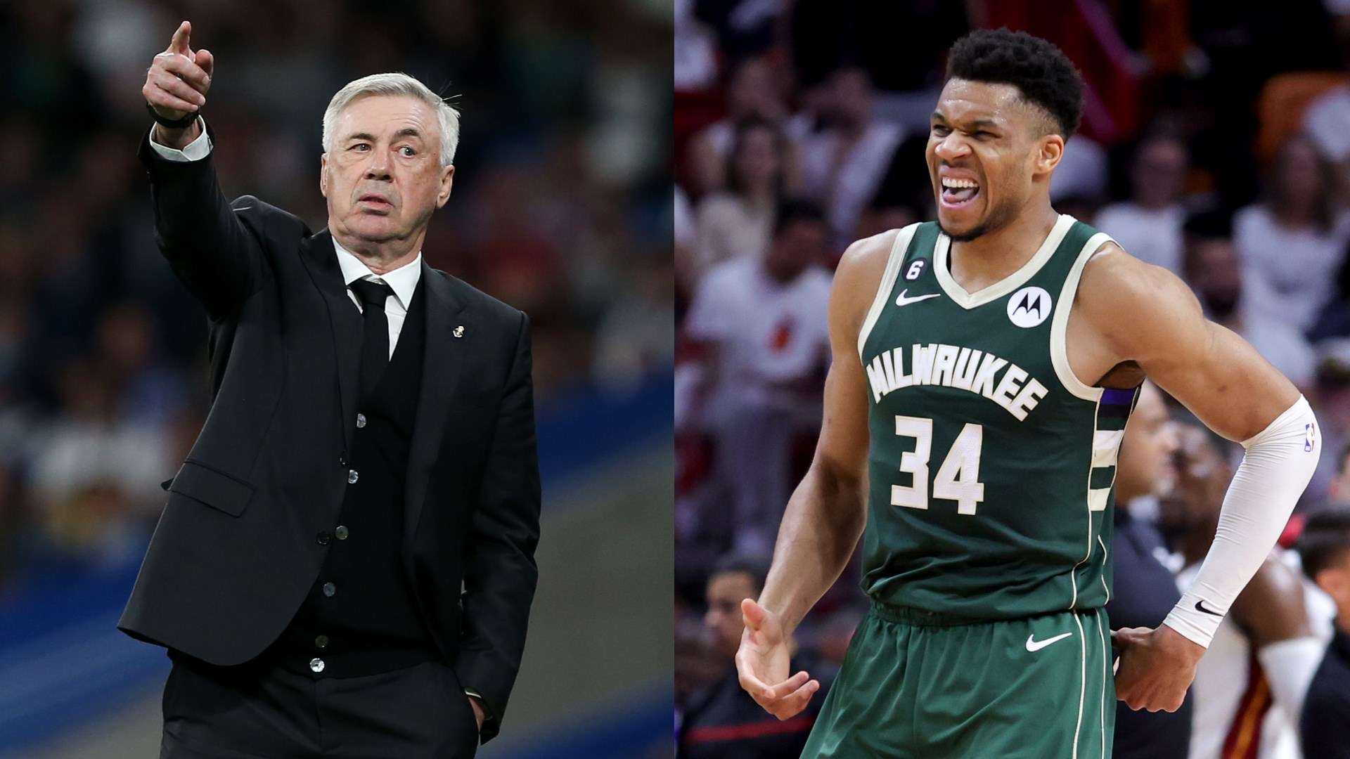 Carlo Ancelotti & Giannis Antetokounmpo
