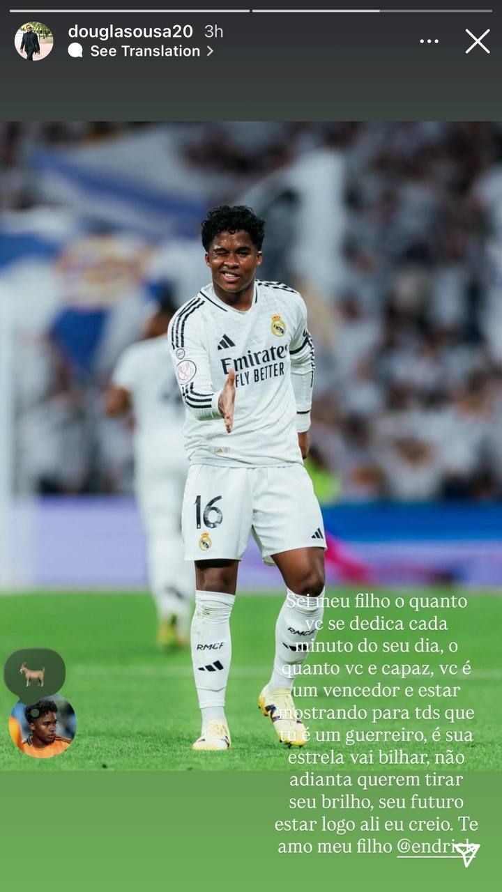 ENDRICK father Instagram