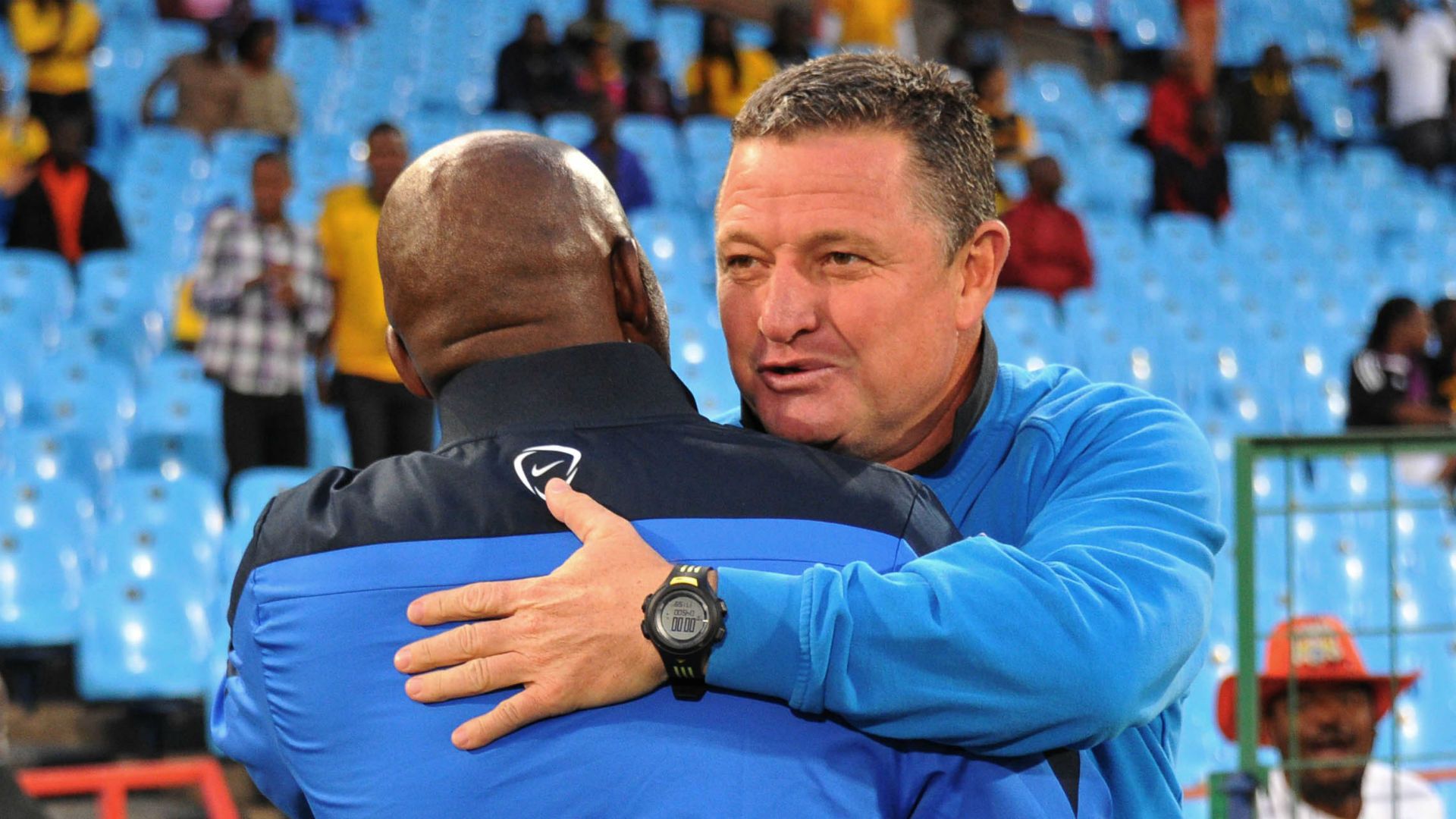 Pitso Mosimane and Gavin Hunt - Sundowns v Wits
