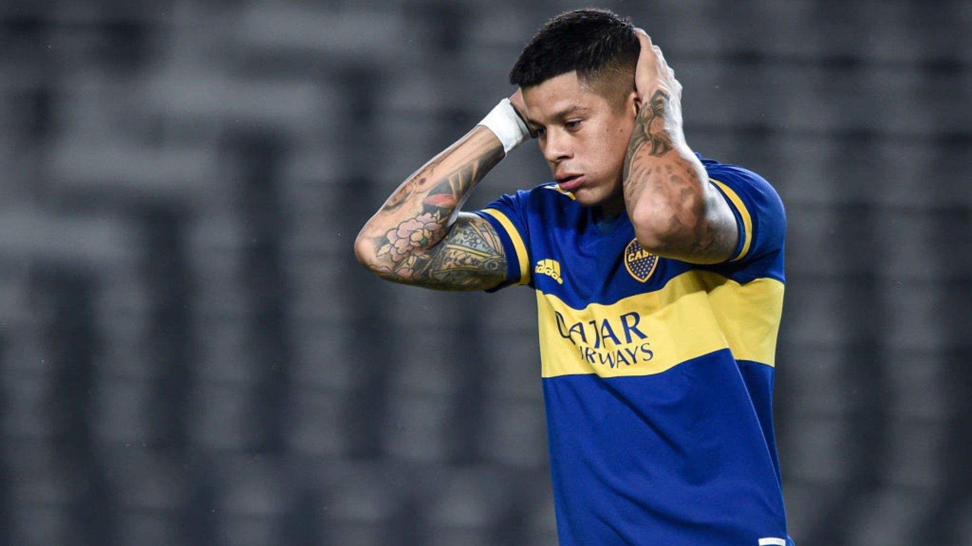 Marcos Rojo preocupado por su lesión en Boca