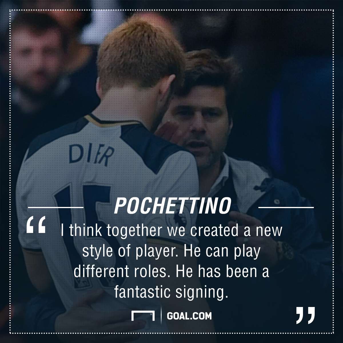 Eric Dier Maurici Pochettino Tottenham PS