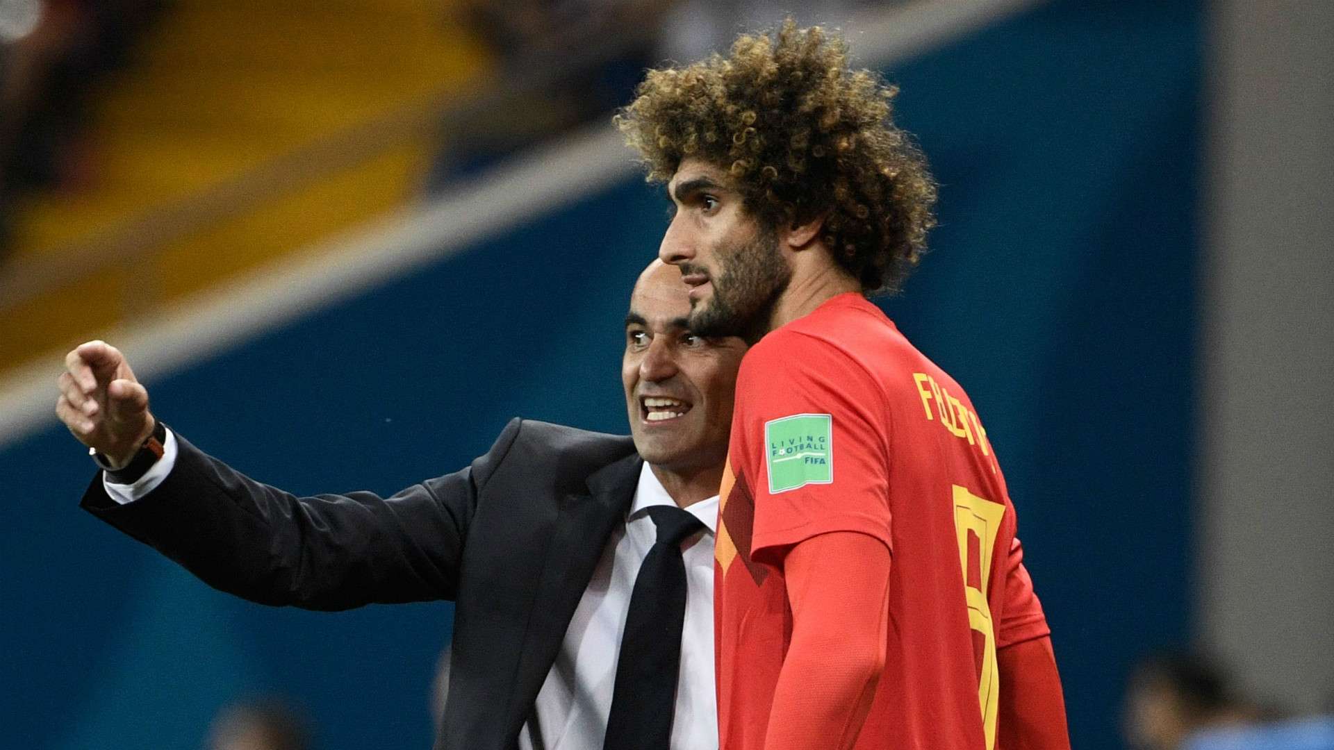 Marouane Fellaini Roberto Martinez Belgium 2018