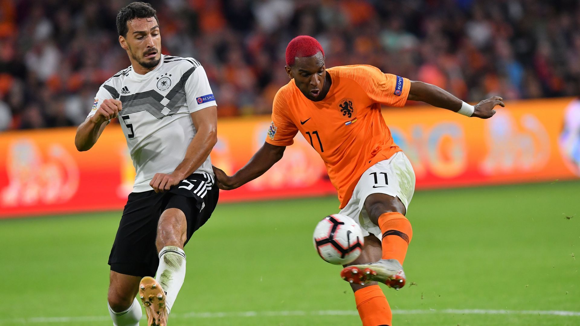 Mats Hummels Ryan Babel Germany Netherlands