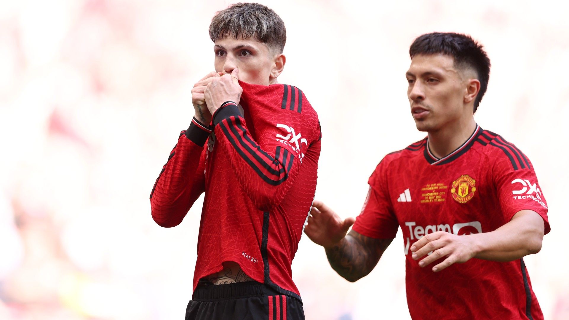 Alejandro Garnacho Lisandro Martínez Manchester United 2023-2024