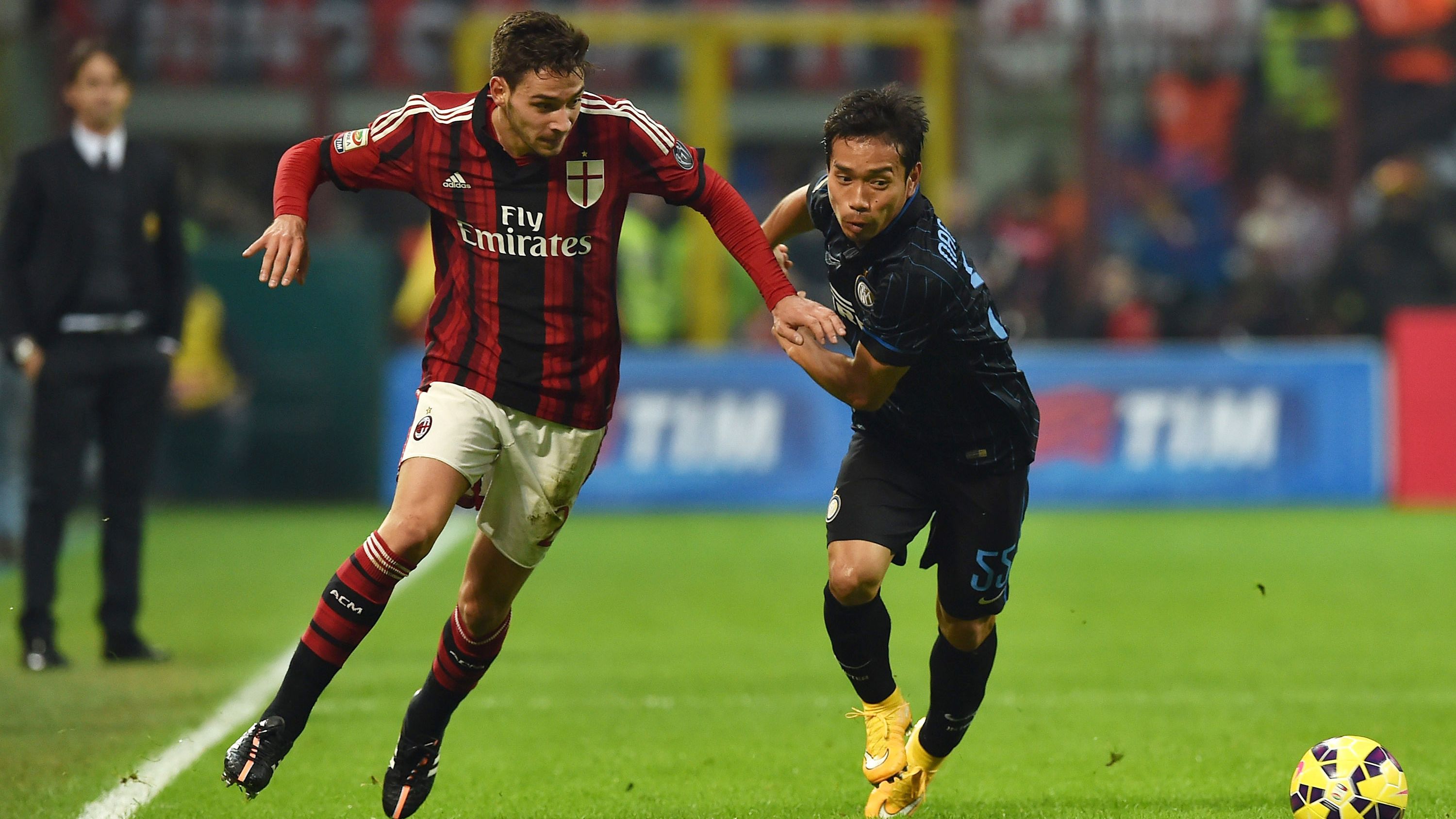 2014 1123-mattia-de-sciglio-yuto-nagatomo-milano-derby