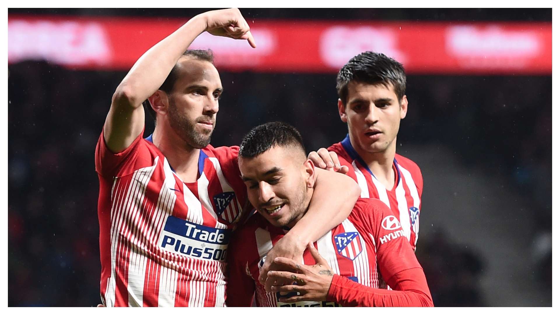 Godin Morata Correa Atletico Madrid Valencia LaLiga