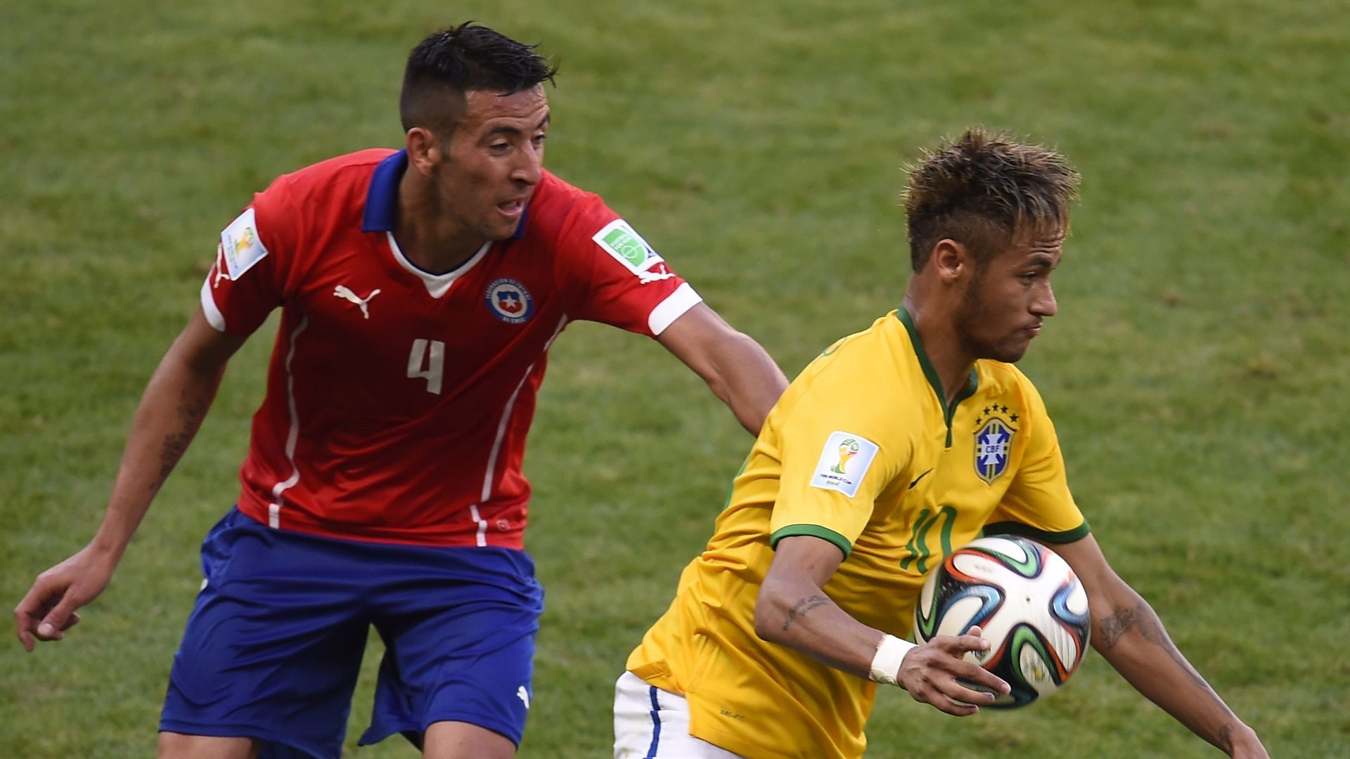 Copa do Mundo 2014 Brasil x Chile, Neymar