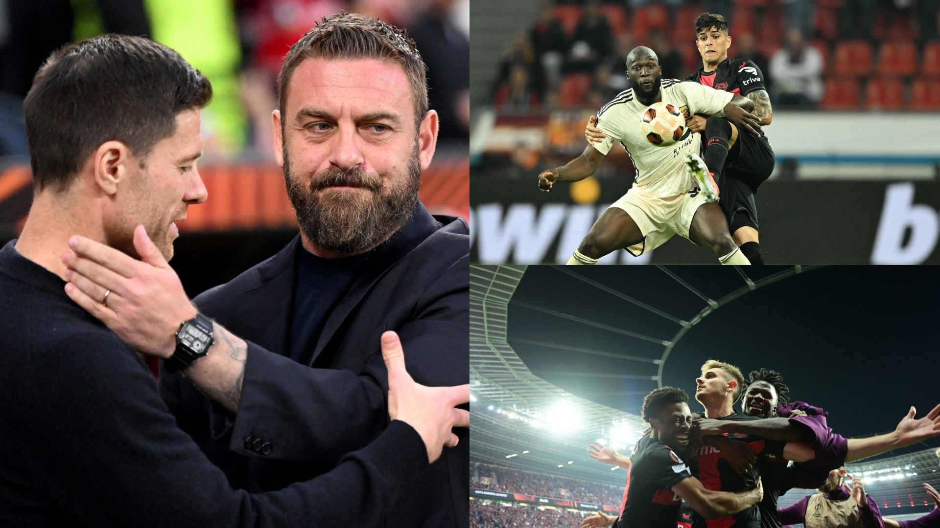 Xabi Alonso Bayer Leverkusen Daniele De Rossi Roma 2024 Europa League